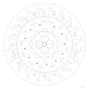 2026 black and white calendar design